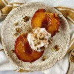 Air Fryer Peaches With Cinnamon