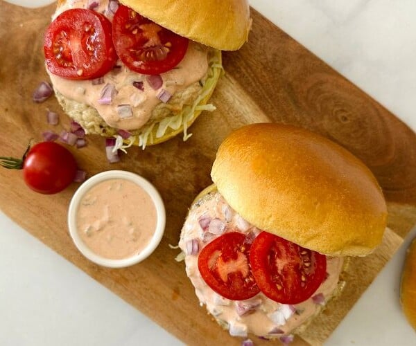 Air Fryer Turkey Burgers