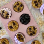 Banana Blackberry Muffins