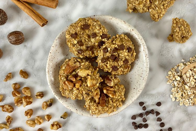 Banana Bread Breakfast Cookies