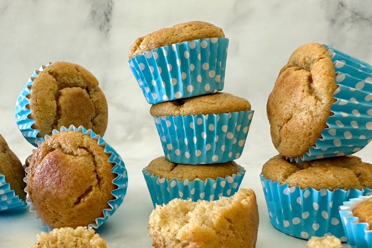 Banana cottage cheese muffins