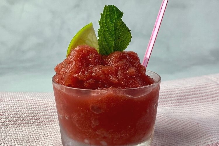 Best strawberry watermelon granita