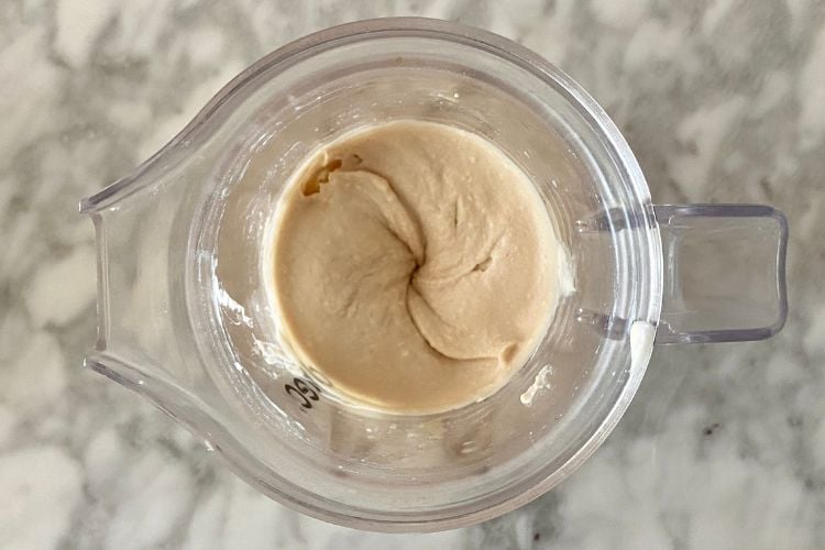 Blended hummus