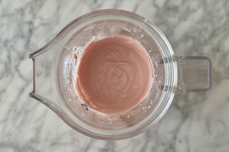 Blended protein fluff