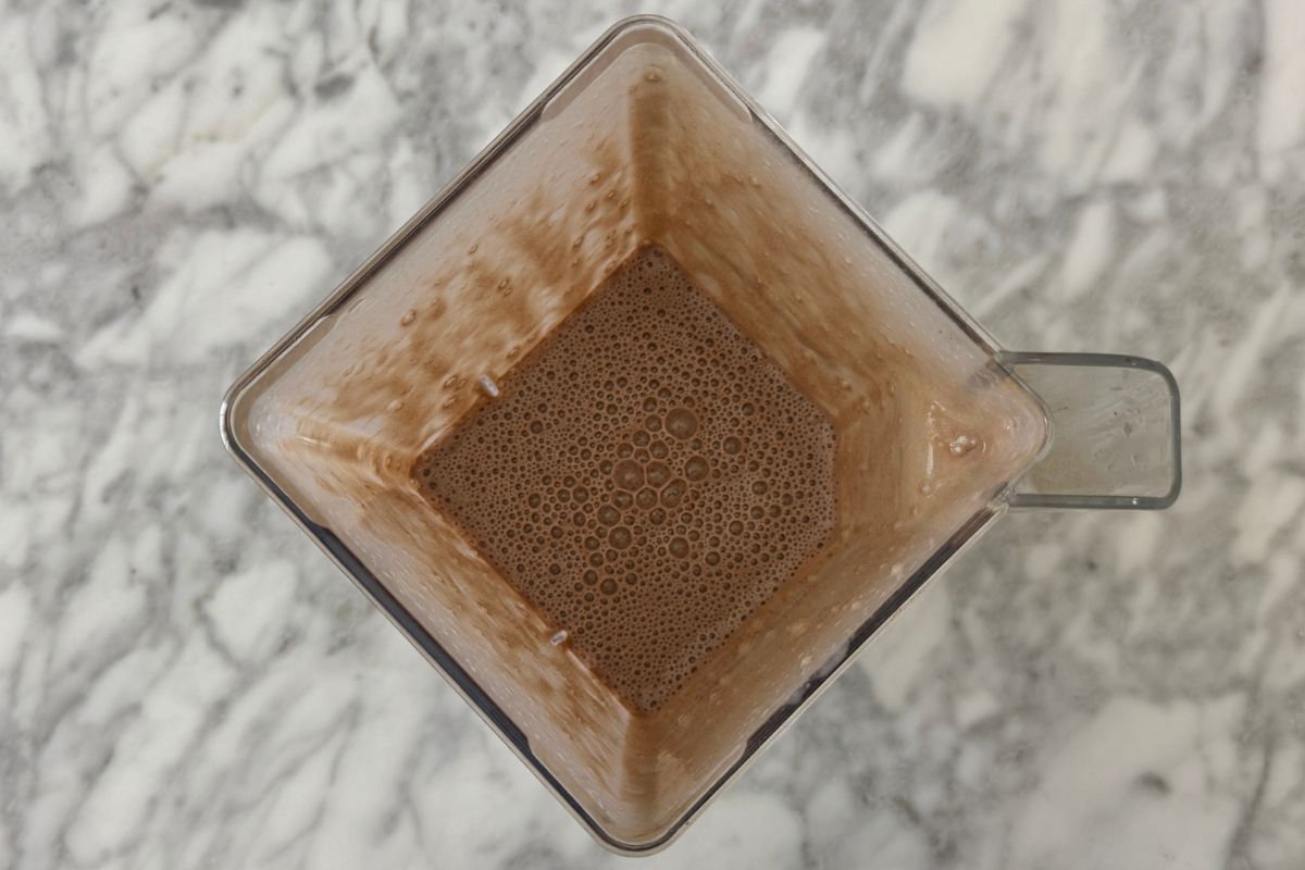 Blended protein ice cream mixture