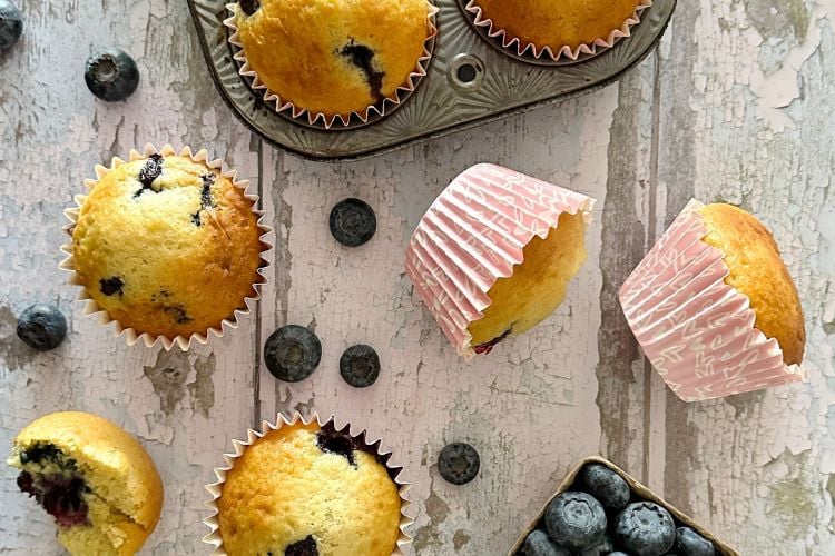 Blueberry Muffins With Yogurt