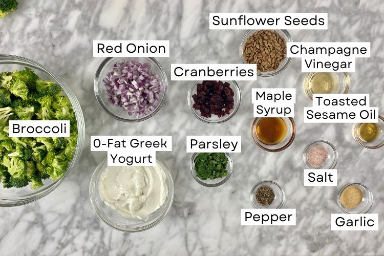 Broccoli Salad Ingredients