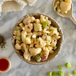 Buffalo Cauliflower Salad