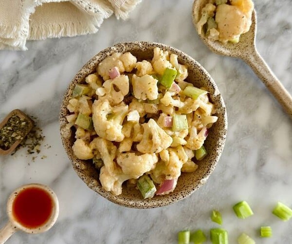 Buffalo Cauliflower Salad