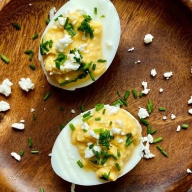 Buffalo Ranch Deviled Eggs