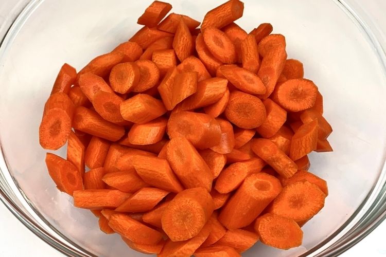 Carrots in a bowl