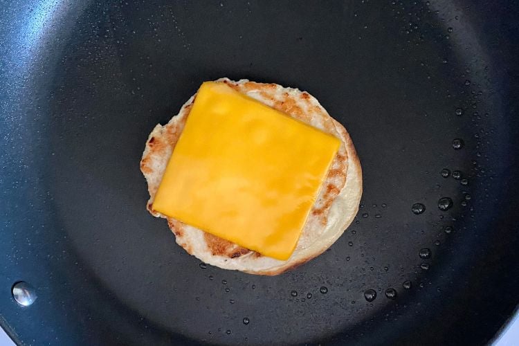 Cheese On Smash Burger