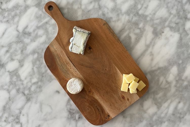 Cheese on the board