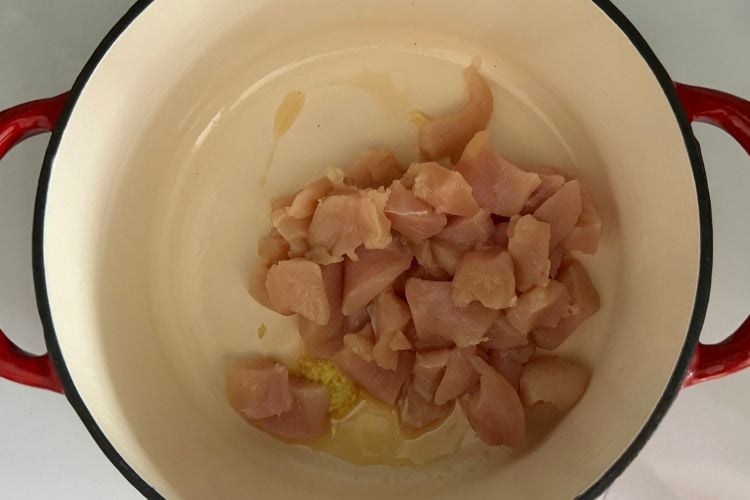 Chicken in a Dutch oven