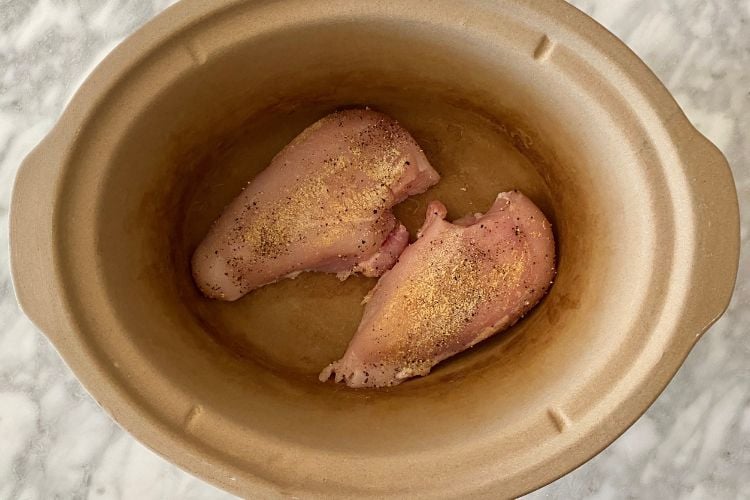 Chicken in slow cooker