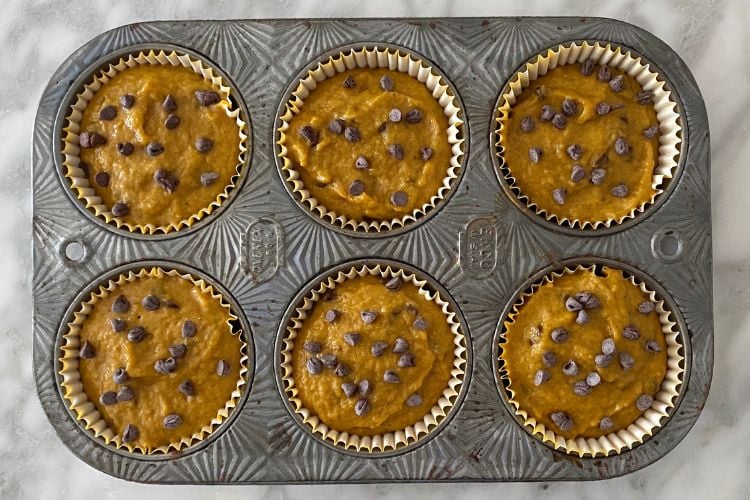 Chocolate Chip Pumpkin Muffins