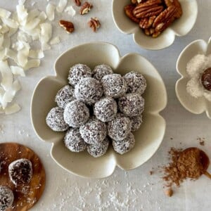 Chocolate Coconut Date Balls