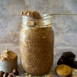 Chocolate Peanut Butter Protein Overnight Oats