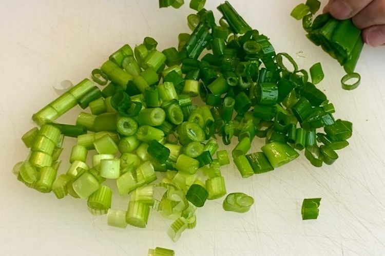 Chopped green onions