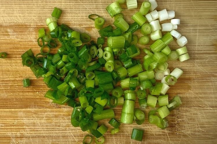 Chopped green onions
