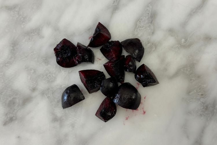 Chopped pitted cherries