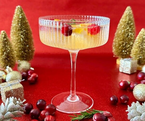 Christmas Prosecco Cocktail