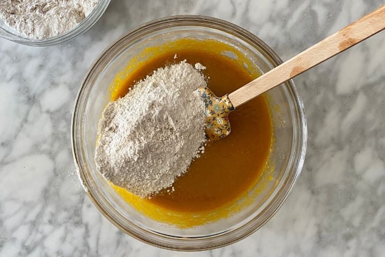 Combine The Ingredients For Muffins