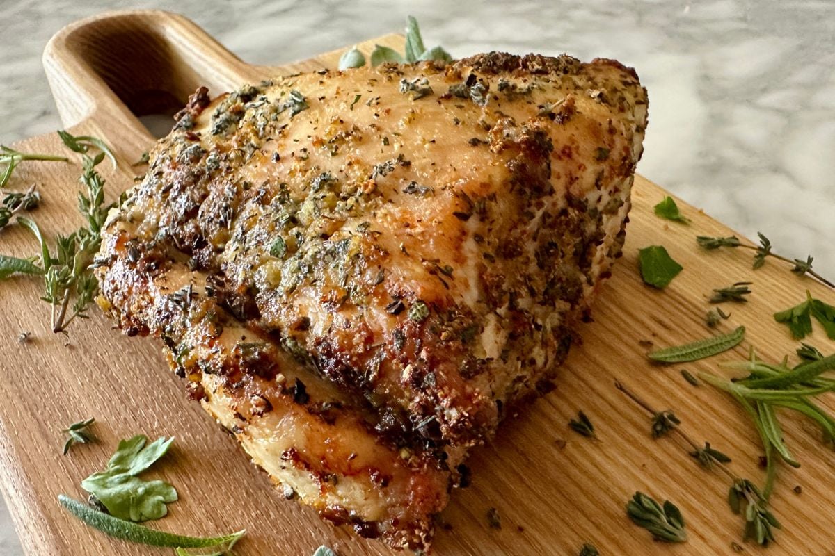Cooked Air Fryer Turkey Breast