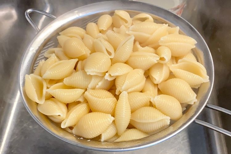 Cooked pasta