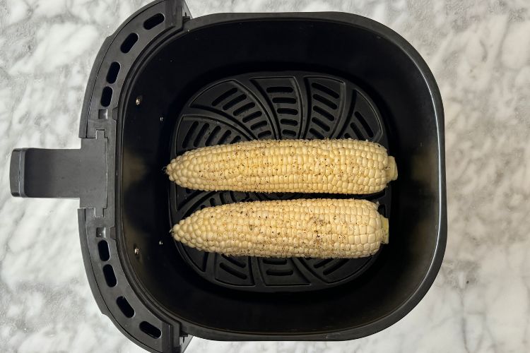 Corn on the cob in the air fryer