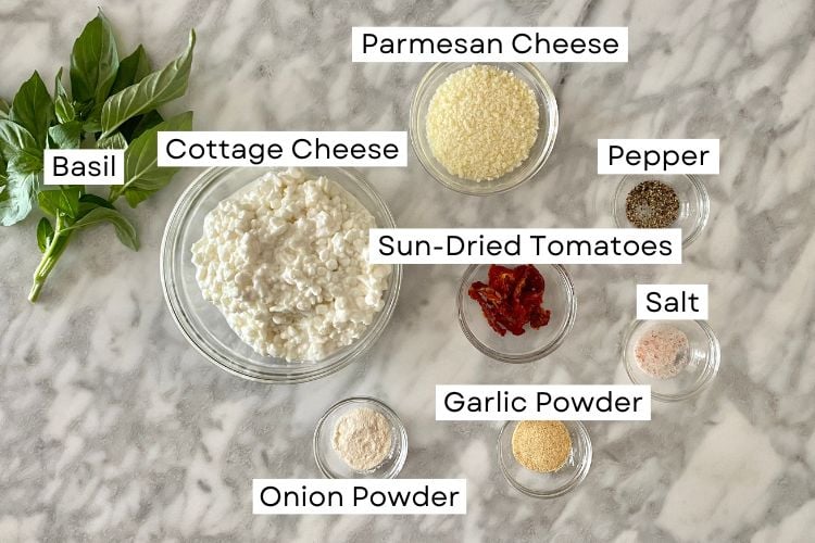 Cottage Cheese Dip Ingredients