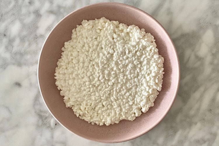 Cottage Cheese In A Bowl