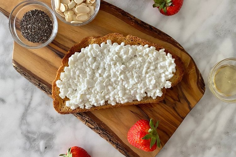 Cottage Cheese On Toast