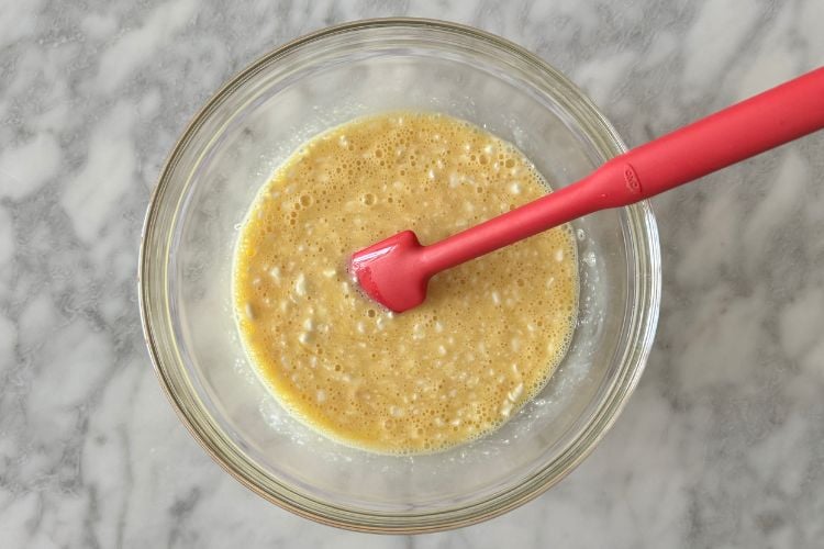 Cottage cheese in muffin batter