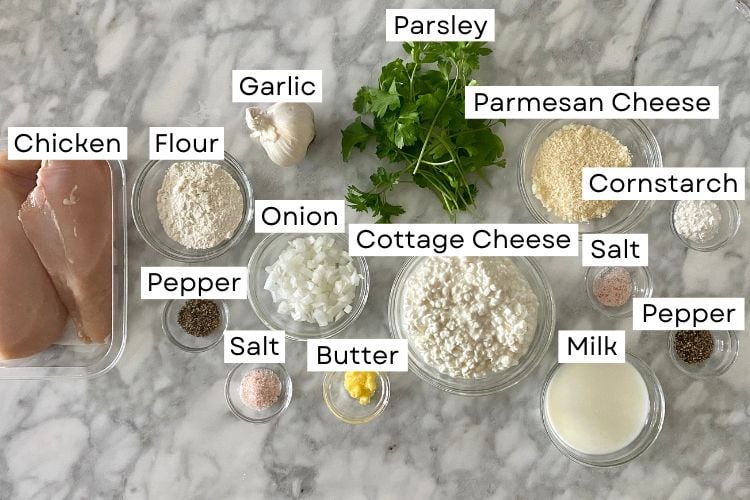 Creamy Garlic Chicken Ingredients