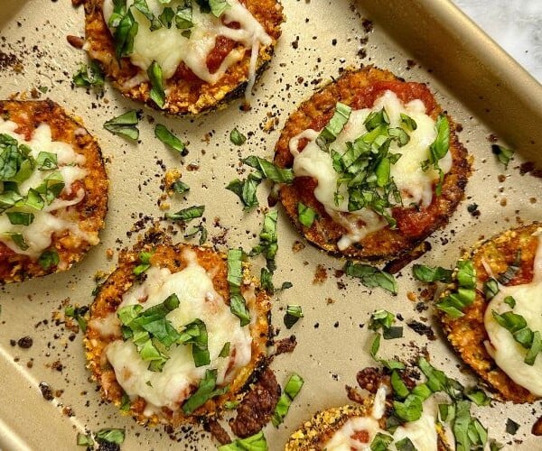 Crispy Baked Eggplant Parmesan