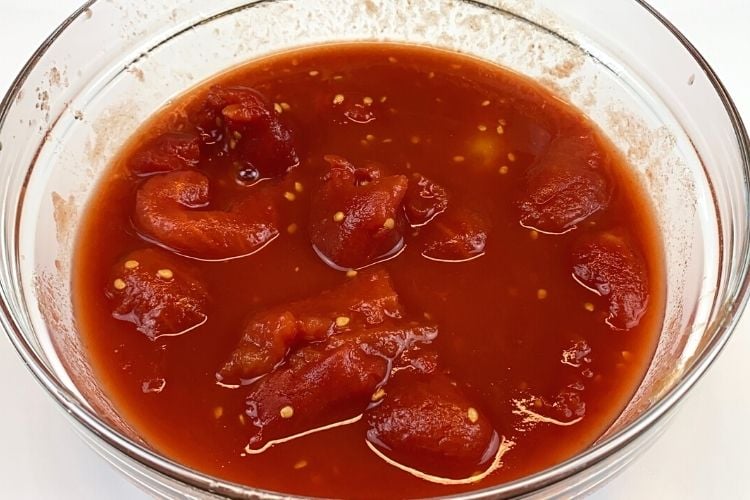 Crushed San Marzano tomatoes