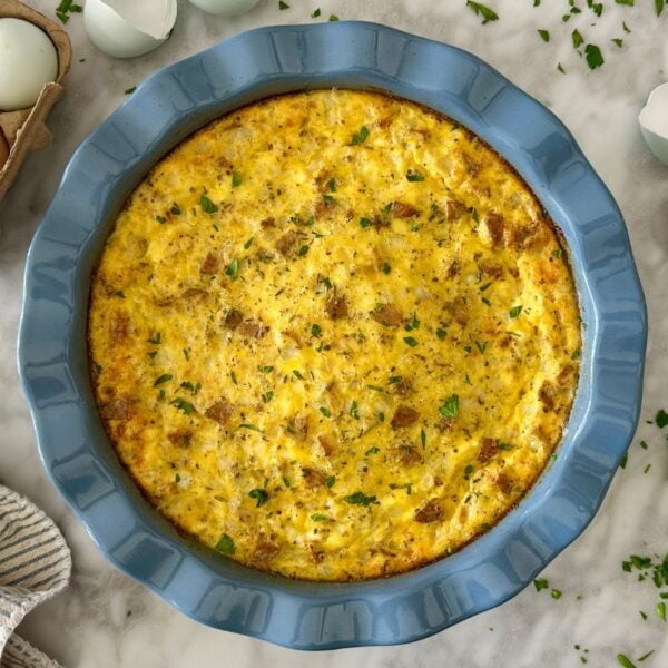 Crustless Sausage Quiche