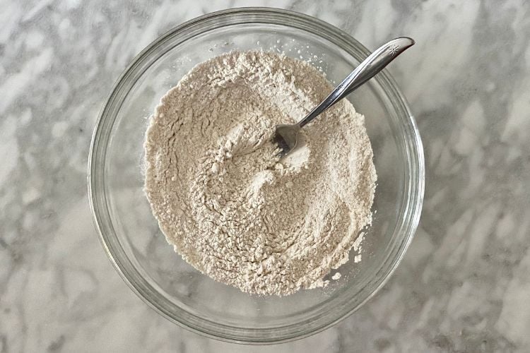 Dry ingredients combined