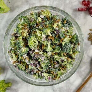 Easy Broccoli Salad With Cranberries