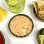 Finished Healthy Queso Dip