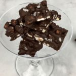 Finished easy homemade chocolate bars