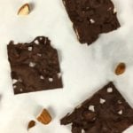 Finished homemade chocolate bars