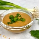 Finished peanut sauce