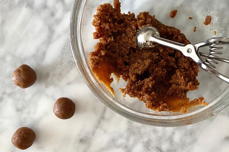 Form Peanut Butter Balls