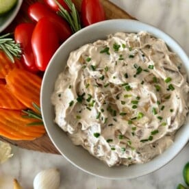 French Onion Dip With Greek Yogurt