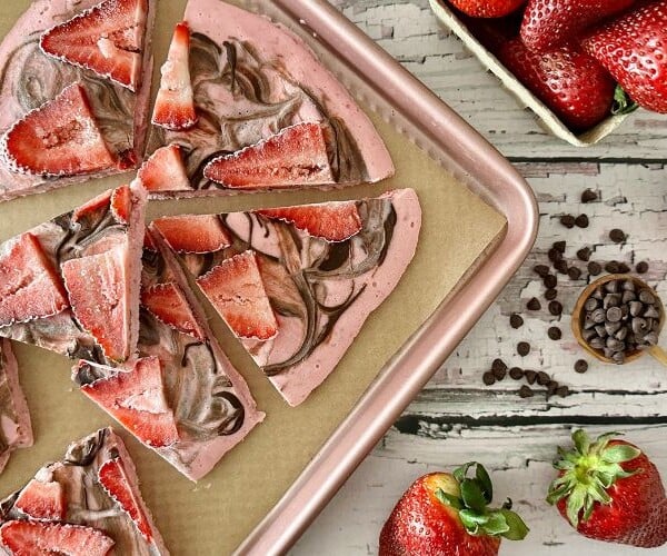 Frozen Cottage Cheese Bark