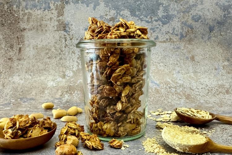 Granola in a jar