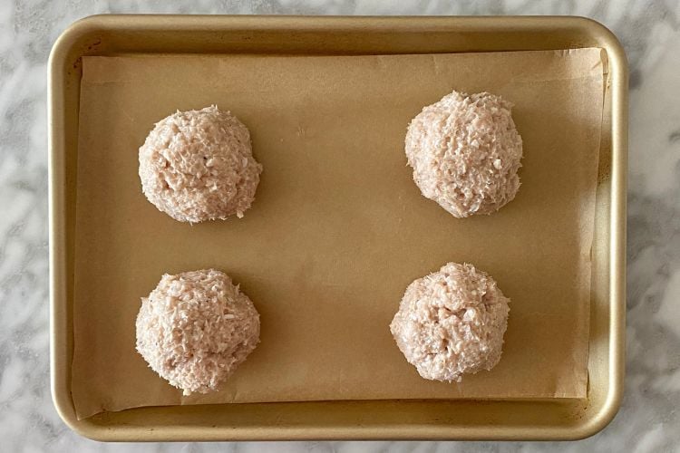 Ground Chicken Burgers