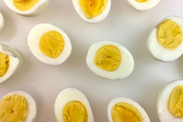 Hard-boiled eggs